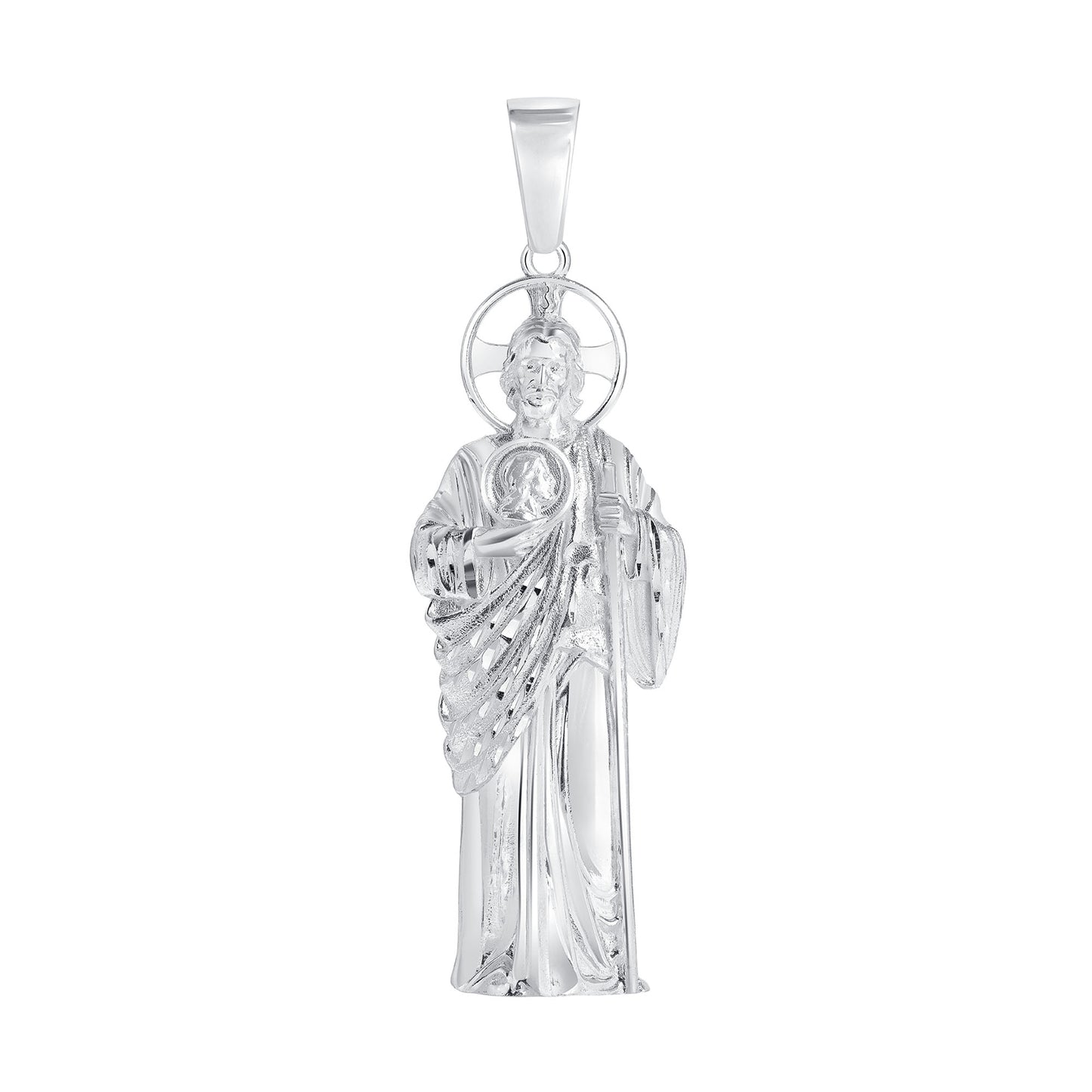 Silver 925 San Judas (Saint Jude) Pendant. SANJ02