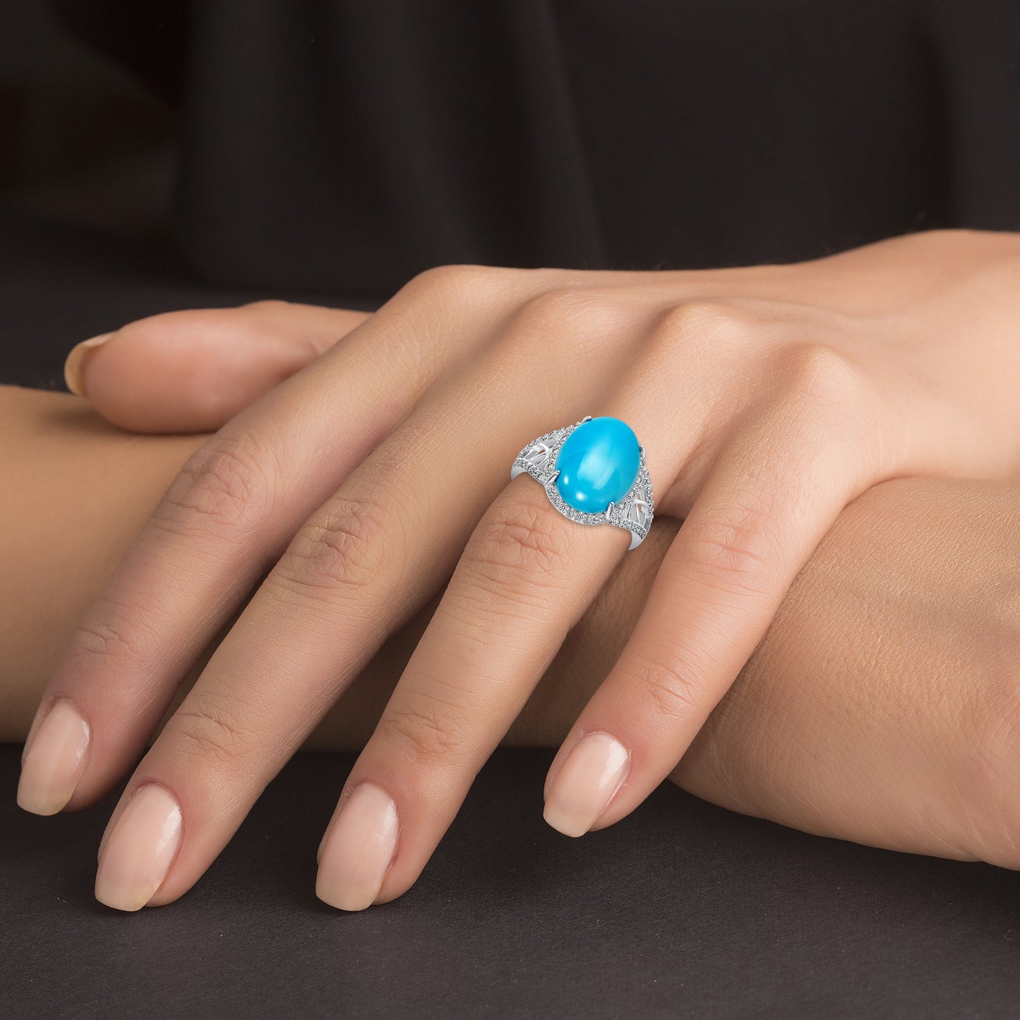 Sterling Silver Turquoise Stone Ring