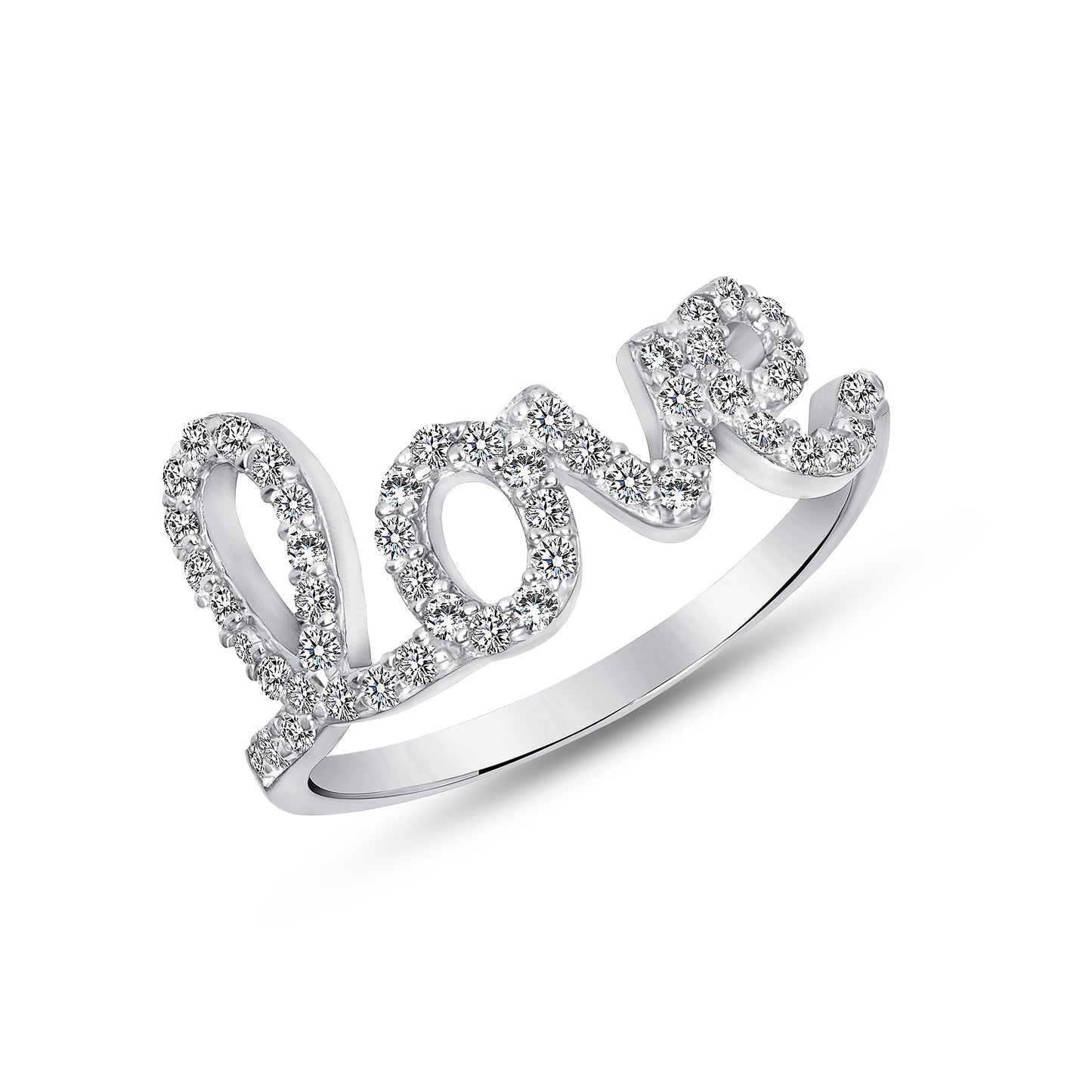 Sterling Silver Love Ring
