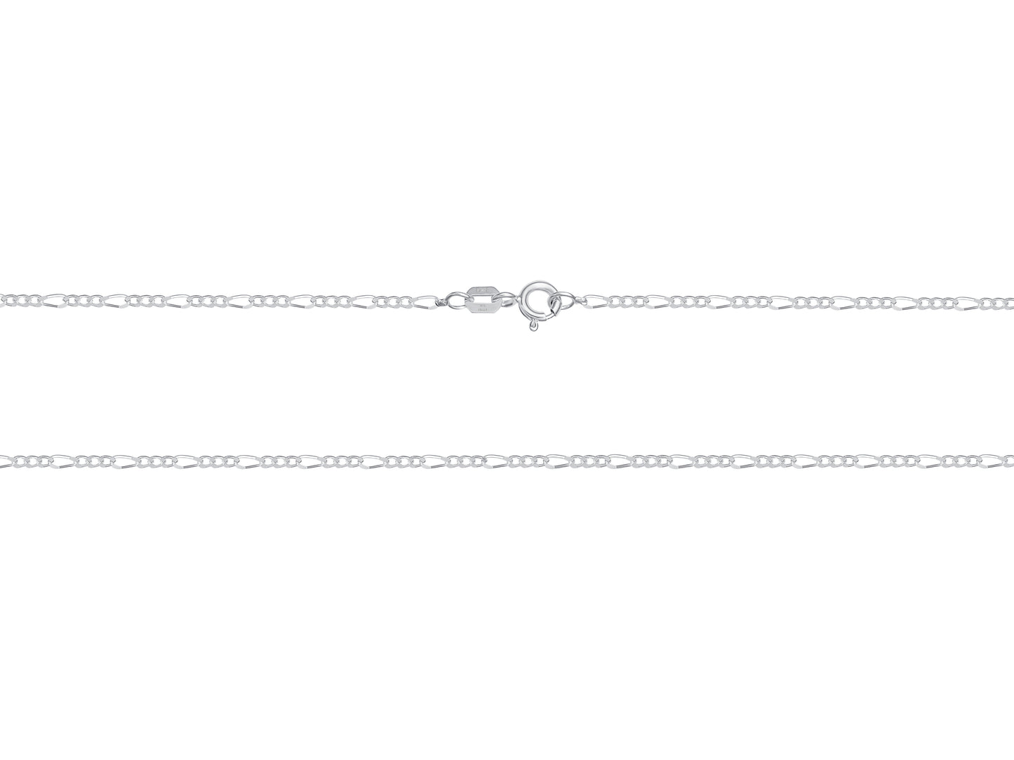 925 Sterling Silver Figaro Chain
