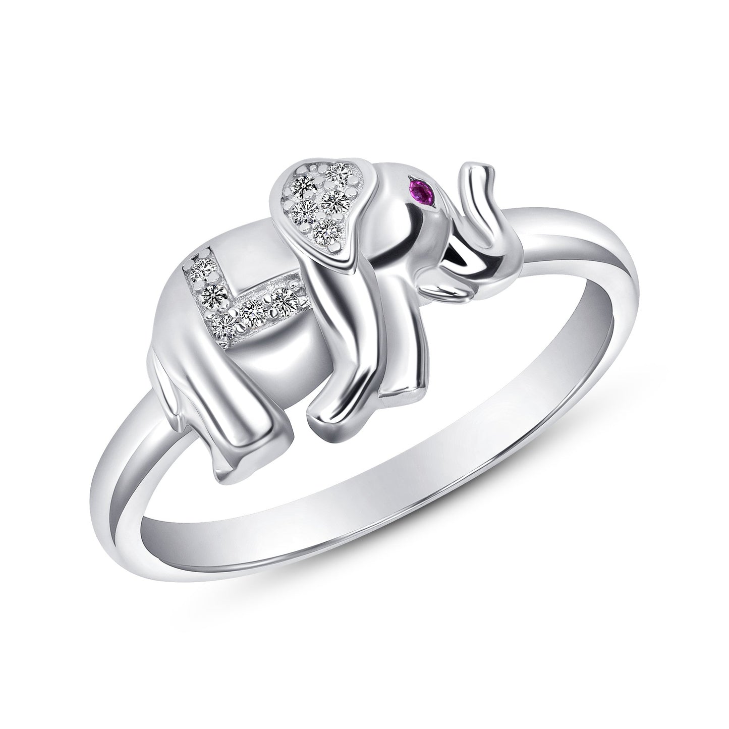 Sterling Silver Elephant Ring