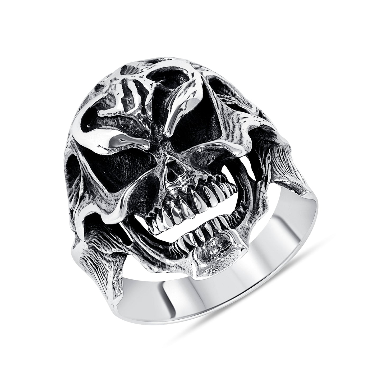 Silver 925 Men Skull Ring. MENRING28