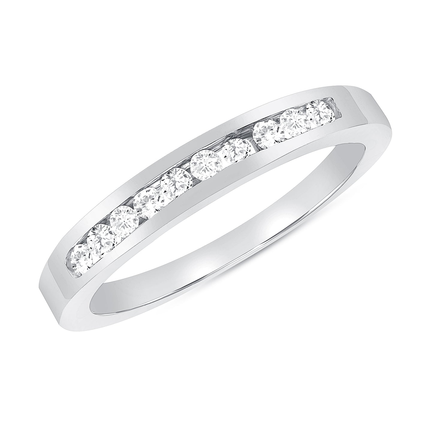 Silver 925 Trios Round Cubic Zirconia Rings. RS0073C3