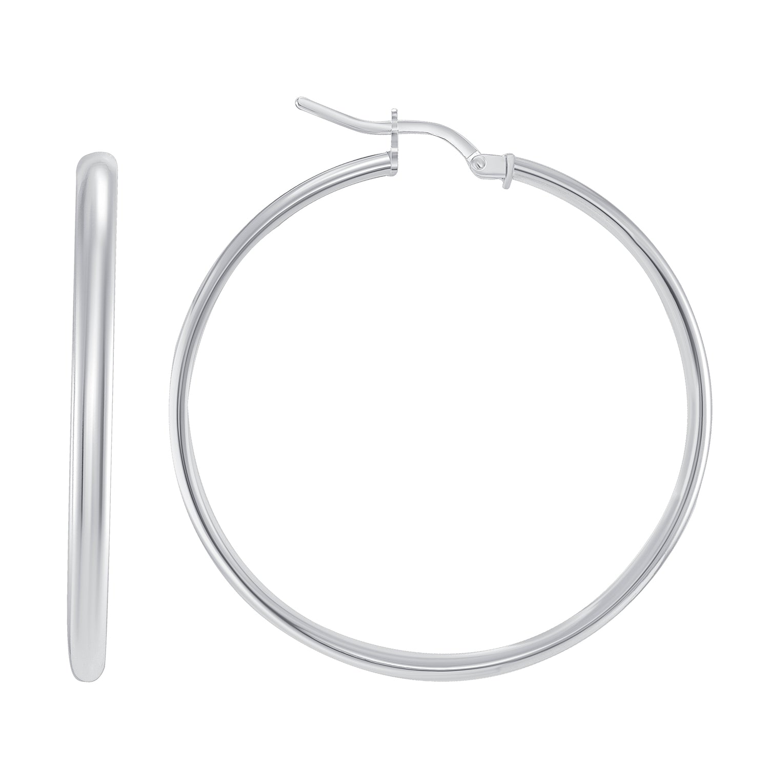 Plain Hoop Earrings