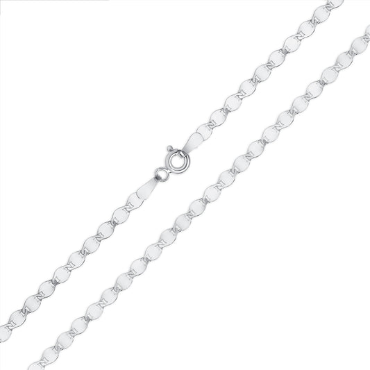 Silver 925 Valentino Squash Chain. VALESQ