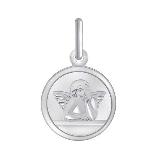 Silver 925 San Marino Engraved Dreaming Angel. ANGEL05