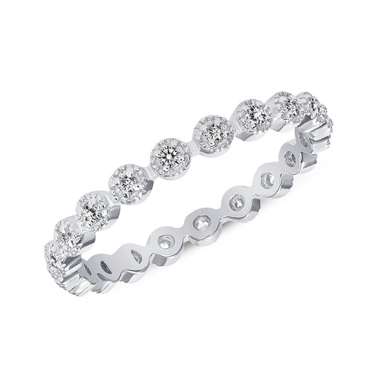 Sterling Silver Fancy Band Ring