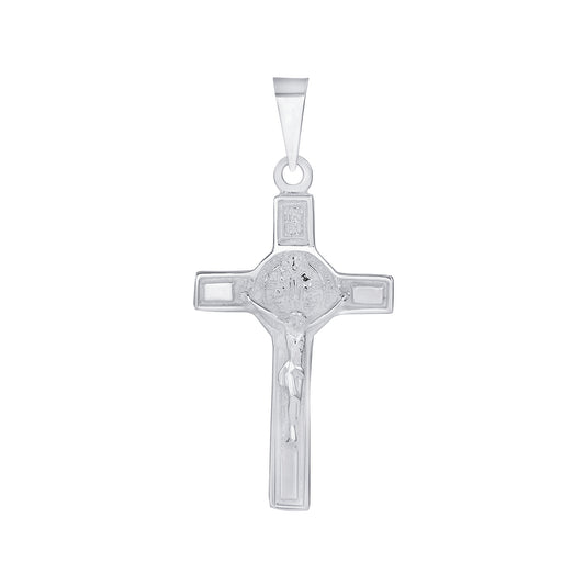 Silver 925 San Benito (Saint Benedict) Cross Pendant. CROSS68