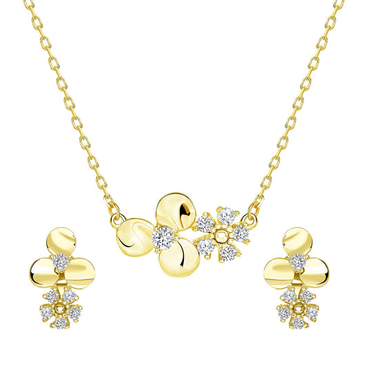 Sterling Silver Flower Set