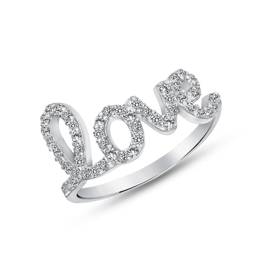 Sterling Silver Love Ring