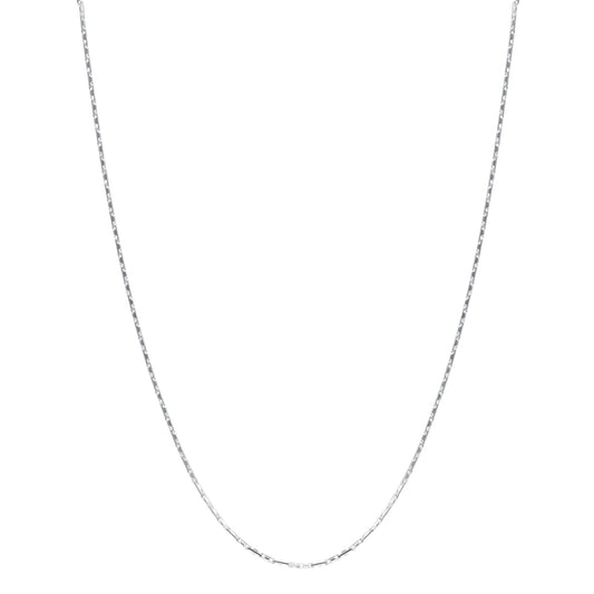 Silver 925 Rhodium Plated Heshe Snap 040 Chain. HESHE040R