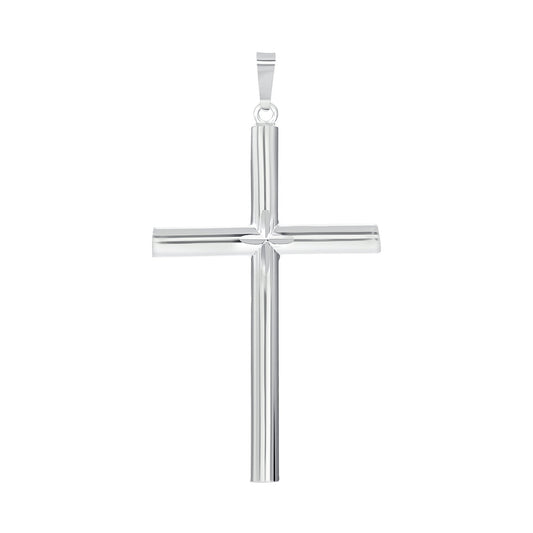 925 Sterling Silver Tube Cross & Cross Pendant