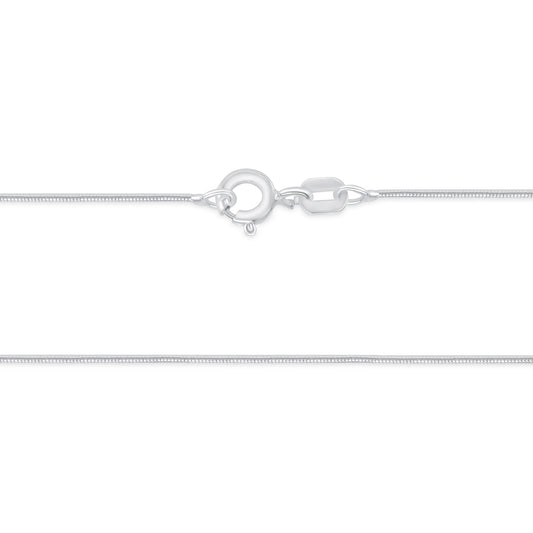 Silver 925 Snake 015 1.2mm Chain. SNAKE015