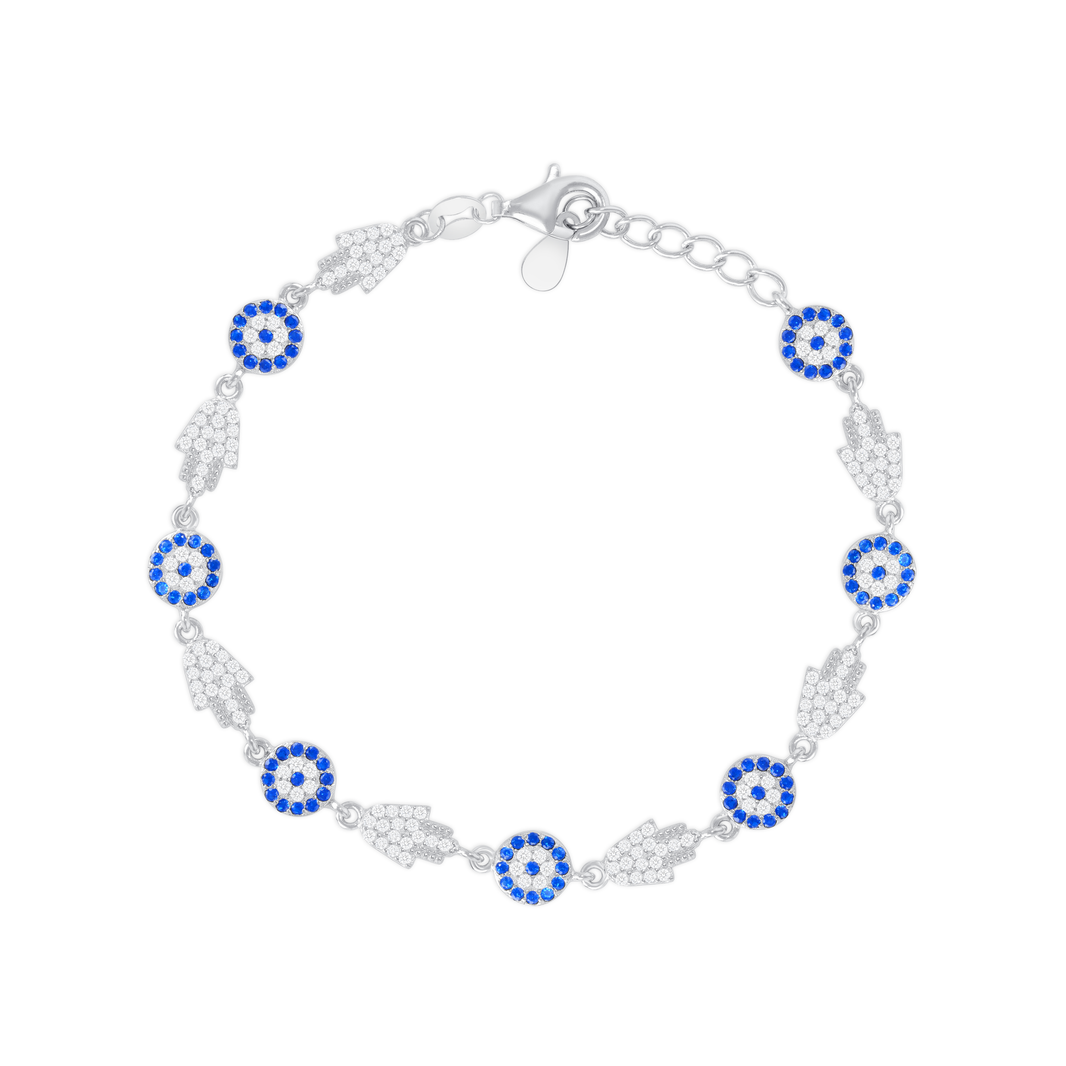 Chrysalini Sparkling Mati Eye Bracelet-DB1542 main image 1